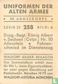 Drag.-Regt. König Albert v. Sachsen (Ostpr.) Nr. 10 Allenstein * Fahnenschmied im Dienstanzug - Afbeelding 2