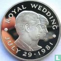 Jersey 2 pounds 1981 (BE - argent) "Royal Wedding of Prince Charles and Lady Diana" - Image 1