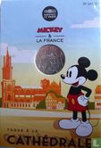 Frankrijk 10 euro 2018 (folder) "Mickey & France - Cathedral of Strasbourg" - Afbeelding 1