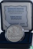Greece 10 euro 2017 (PROOF) "160th anniversary of the death of Dionýsios Solomós" - Image 3