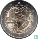 Oostenrijk 2 euro 2018 "100 years of the Austrian Republic" - Afbeelding 1