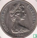 Isle of Man 1 crown 1981 (copper-nickel) "International Year of the disabled - Louis Braille" - Image 1