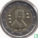 België 2 euro 2009 "200th anniversary of the birth of Louis Braille" - Afbeelding 1