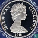 Isle of Man 1 crown 1981 (PROOF - silver) "Royal Wedding of Prince Charles and Lady Diana - portraits" - Image 1