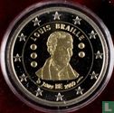 België 2 euro 2009 (PROOF) "200th anniversary of the birth of Louis Braille" - Afbeelding 1