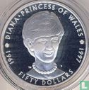 Marshalleilanden 50 dollars 1997 (PROOF) "Death of Princess Diana" - Afbeelding 1