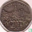 Isle of Man 50 pence 1982 (AB) "Christmas 1982" - Image 2