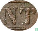 België 2 centimes 1835 (smalle rand - onvolledige T)