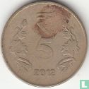 India 5 rupee 2012 (Calcutta) - Afbeelding 1