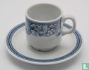 Koffiekop en schotel - Sonja 305 - Decor Windsor blauw- Mosa - Afbeelding 3