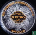 Nederland 5 euro 2014 (PROOF - geel gekleurd) "200 years of the Netherlands Central Bank" - Afbeelding 2