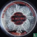 Nederland 5 euro 2014 (PROOF - rood gekleurd) "200 years of the Netherlands Central Bank" - Afbeelding 2