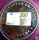 Zambia 1000 kwacha 1999 (PROOF) "European unity - 200 euro note face design" - Image 2