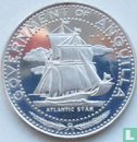 Anguilla 4 dollars 1969 (PROOF) "Sailing ship Atlantic Star" - Image 2