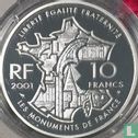 Frankrijk 10 francs 2001 (PROOF) "Notre Dame Cathedral" - Afbeelding 1