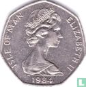 Man 50 pence 1984 "Tourist Trophy Motorcycle Races" - Afbeelding 1