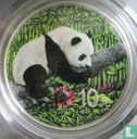 China 10 Yuan 2016 (gefärbt) "Panda" - Bild 2