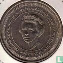 Man 1 crown 1984 (koper-nikkel) "30th Commonwealth Parliamentary Conference - young bust" - Afbeelding 2