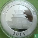 China 10 yuan 2014 (gekleurd) "Panda" - Afbeelding 1