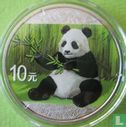 China 10 yuan 2017 (gekleurd) "Panda" - Afbeelding 2