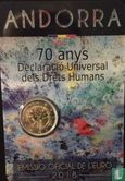 Andorra 2 Euro 2018 (Coincard - Govern d'Andorra) "70 years Universal Declaration of Human Rights" - Bild 1