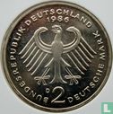 Duitsland 2 mark 1986 (D - Theodor Heuss) - Afbeelding 1