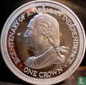 Insel Man 1 Crown 1976 (PP) "200th anniversary of the United States Independence" - Bild 2