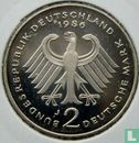 Germany 2 mark 1986 (J - Theodor Heuss) - Image 1
