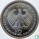 Duitsland 2 mark 1978 (G -  Konrad Adenauer) - Afbeelding 1