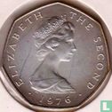 Île de Man 50 pence 1976 (argent) - Image 1