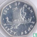 Insel Man 50 Pence 1978 (Silber) - Bild 2