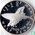 Man ½ penny 1977 (PROOF) "FAO - Food for All" - Afbeelding 2