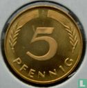 Allemagne 5 pfennig 1986 (J) - Image 2