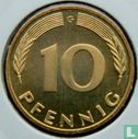 Duitsland 10 pfennig 1986 (G) - Afbeelding 2