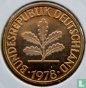 Duitsland 10 pfennig 1978 (F) - Afbeelding 1