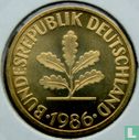 Duitsland 10 pfennig 1986 (J) - Afbeelding 1