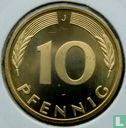 Duitsland 10 pfennig 1986 (J) - Afbeelding 2