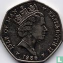 Isle of Man 50 pence 1986 (AA) - Image 1
