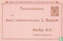 Berlijnse Pakjesdienst A.G. - cijfer / L Rosenow - Afbeelding 1