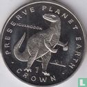 Insel Man 1 Crown 1993 (Kupfer-Nickel) "Iguanodon" - Bild 2