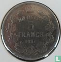 Belgique 5 francs 1931 (FRA - position B) - Image 1