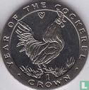 Isle of Man 1 crown 1993 "Year of the Cockerel" - Image 2