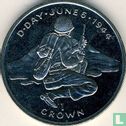 Insel Man 1 Crown 1994 "50th anniversary of Normandy Invasion - American soldier crouching" - Bild 2