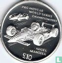 Isle of Man 10 pounds 1994 (PROOF) "Indycar World Champion 1993 Nigel Mansell" - Image 2