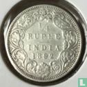 British India ¼ rupee 1892 (Bombay) - Image 1