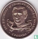 Île de Man 5 pounds 1998 "50th birthday of Prince Charles" - Image 2