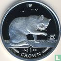 Man 1 crown 1999 (PROOF - zilver) "British blue cat" - Afbeelding 2
