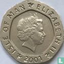 Man 20 pence 2001 - Afbeelding 1