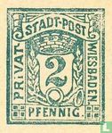 Ziffer in Schild mit Krone und Posthorn - Bild 2