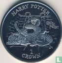 Île de Man 1 crown 2002 "Harry Potter - Retrieving Gryffindor sword from sorting hat" - Image 2